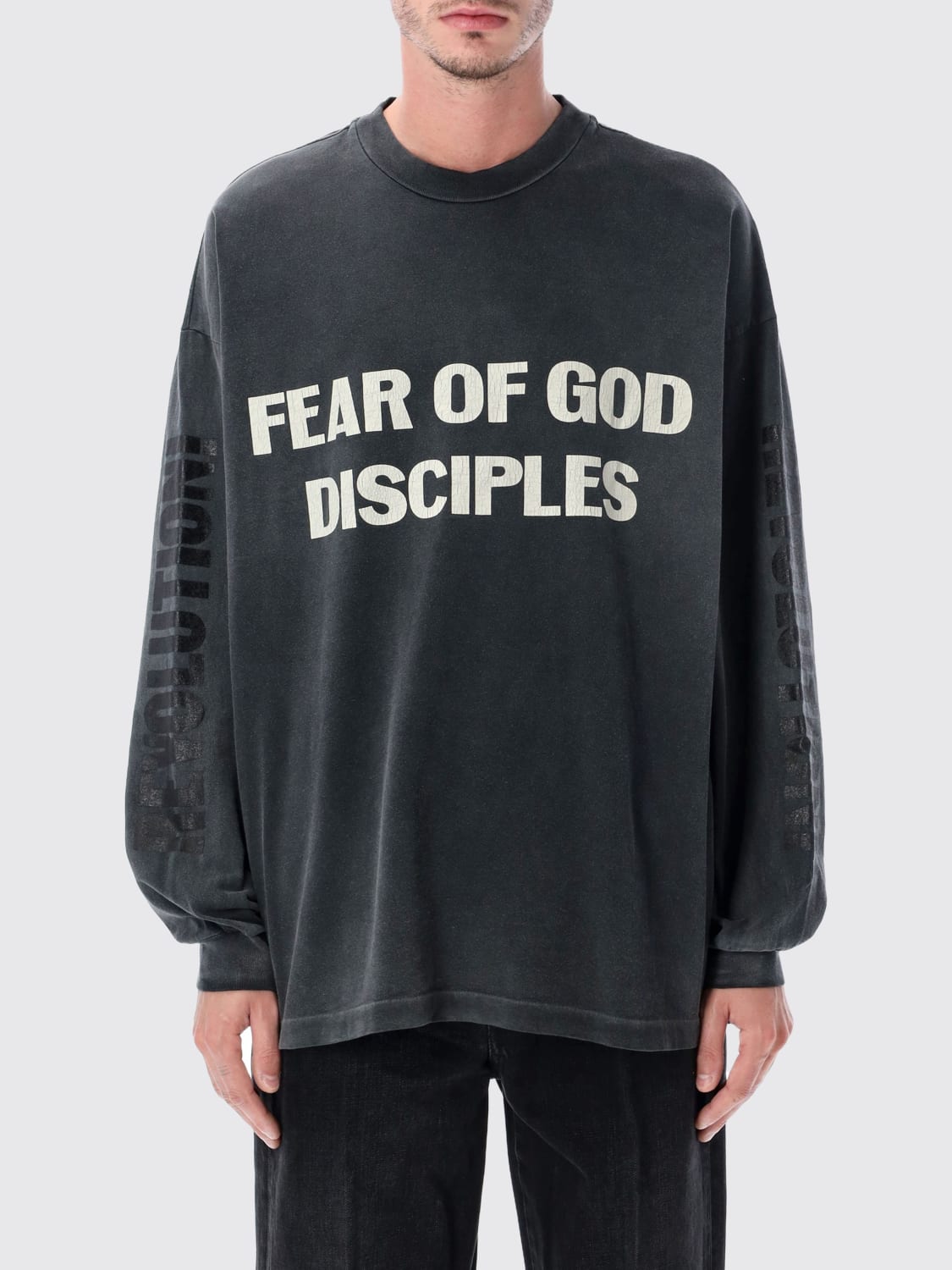 FEAR OF GOD T-SHIRT: T-shirt men Fear Of God, Black - Img 1