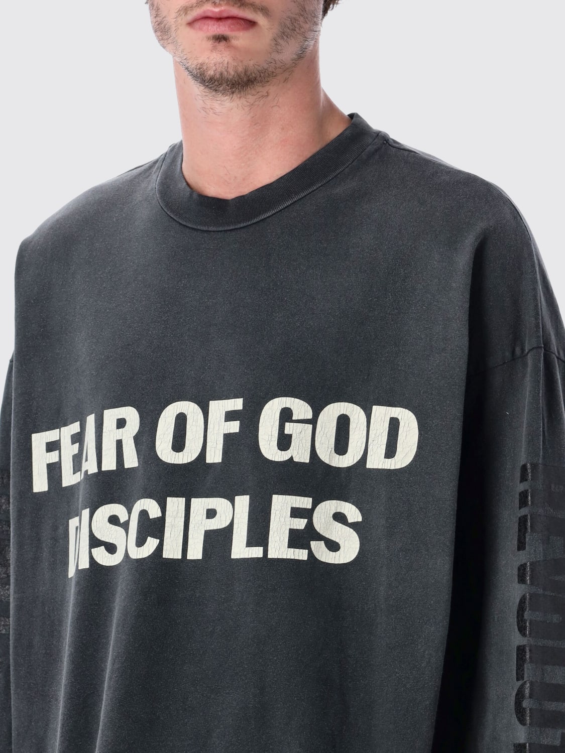 FEAR OF GOD T-SHIRT: T-shirt men Fear Of God, Black - Img 3