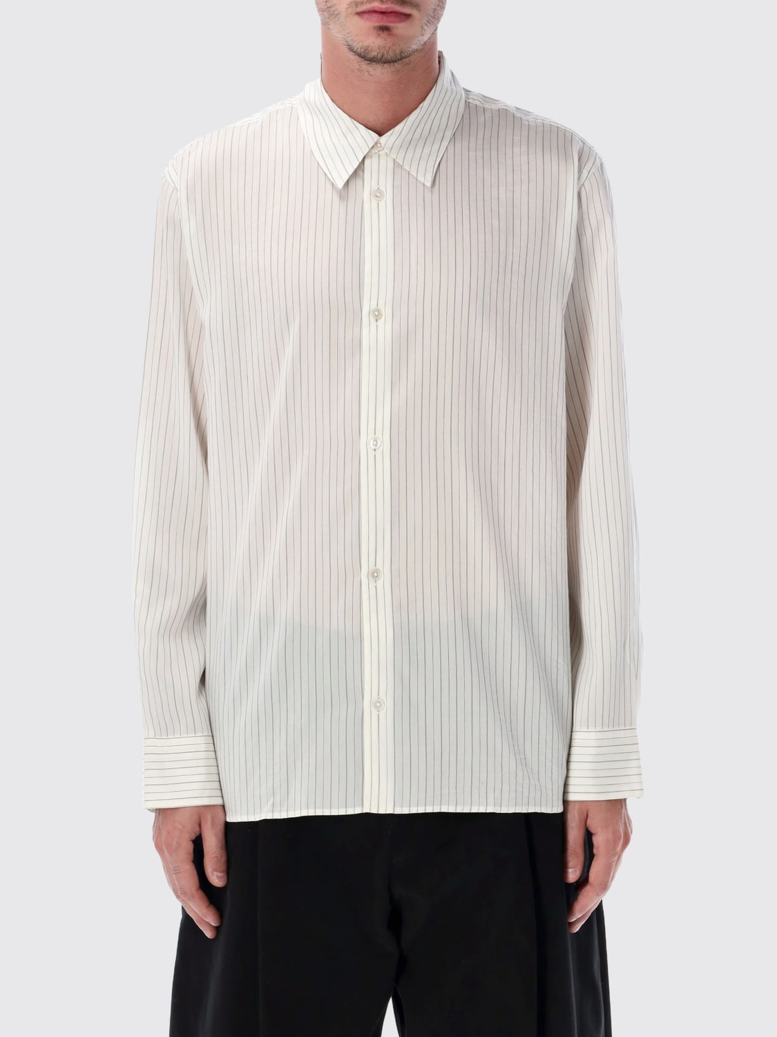 STUDIO NICHOLSON SHIRT: T-shirt men Studio Nicholson, Ecru - Img 1