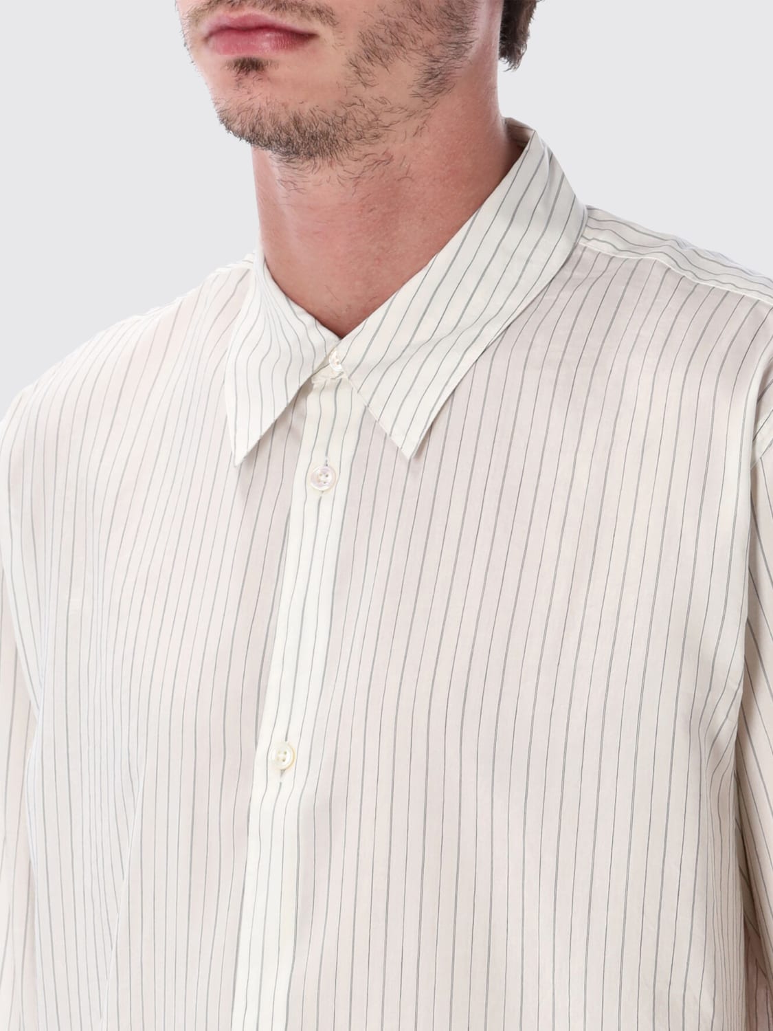 STUDIO NICHOLSON SHIRT: T-shirt men Studio Nicholson, Ecru - Img 3