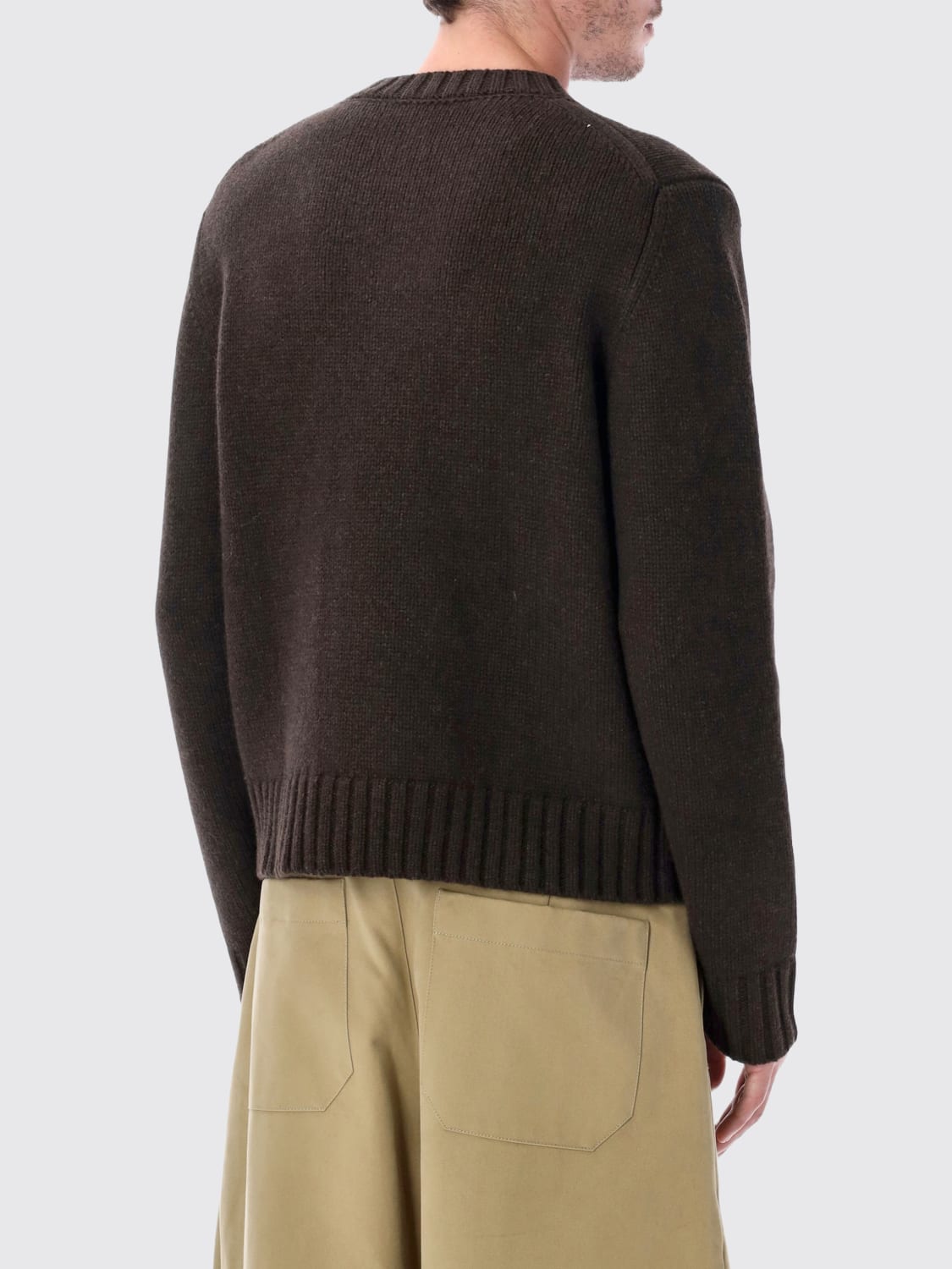 STUDIO NICHOLSON SWEATER: Sweater men Studio Nicholson, Coffee - Img 2