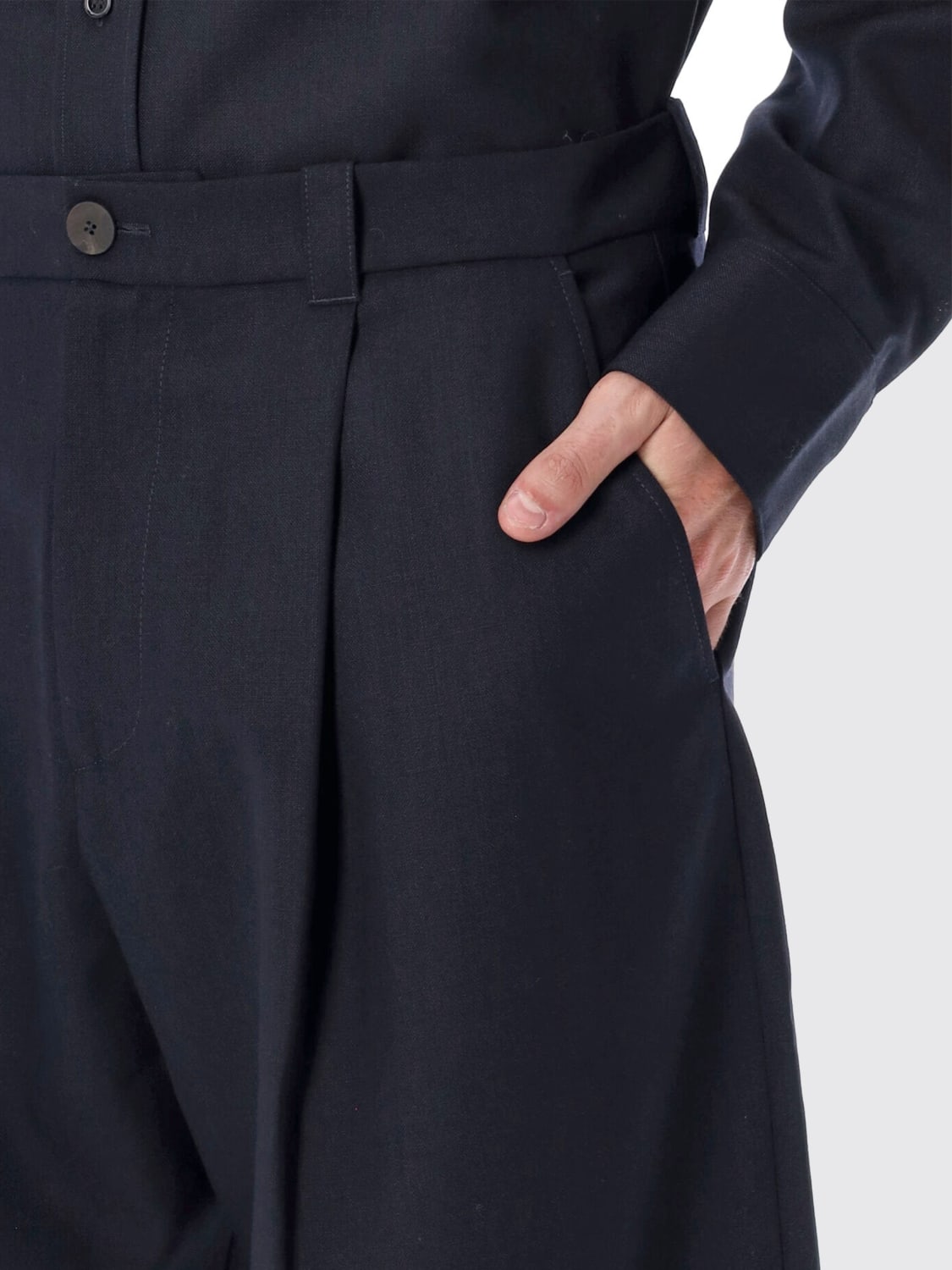 STUDIO NICHOLSON HOSE: Hose herren Studio Nicholson, Navy - Img 3