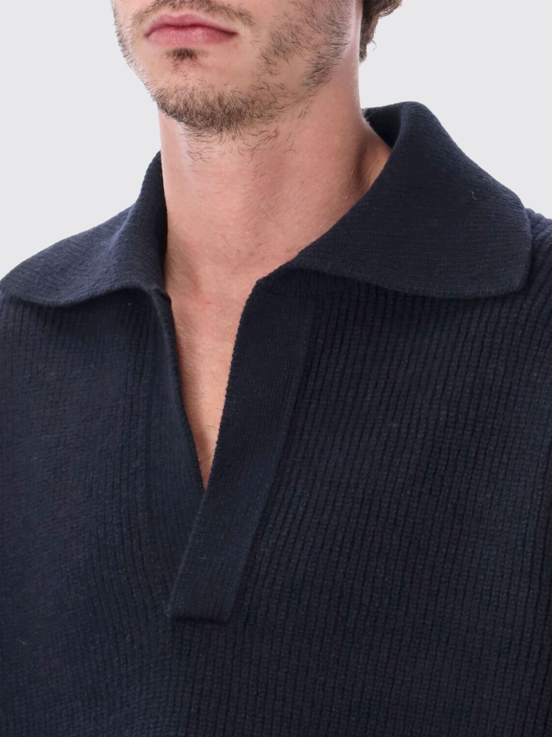 STUDIO NICHOLSON POLO: Pullover herren Studio Nicholson, Navy - Img 3
