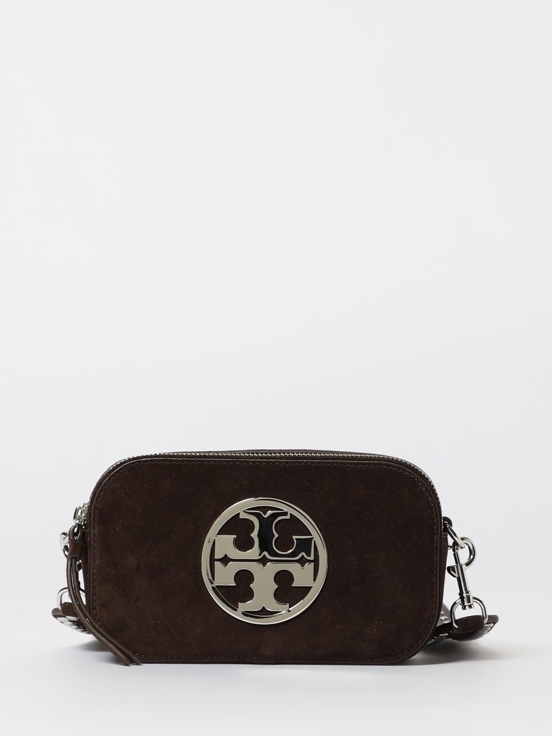 TORY BURCH MINI BAG: Crossbody bag woman Tory Burch, Brown - Img 1
