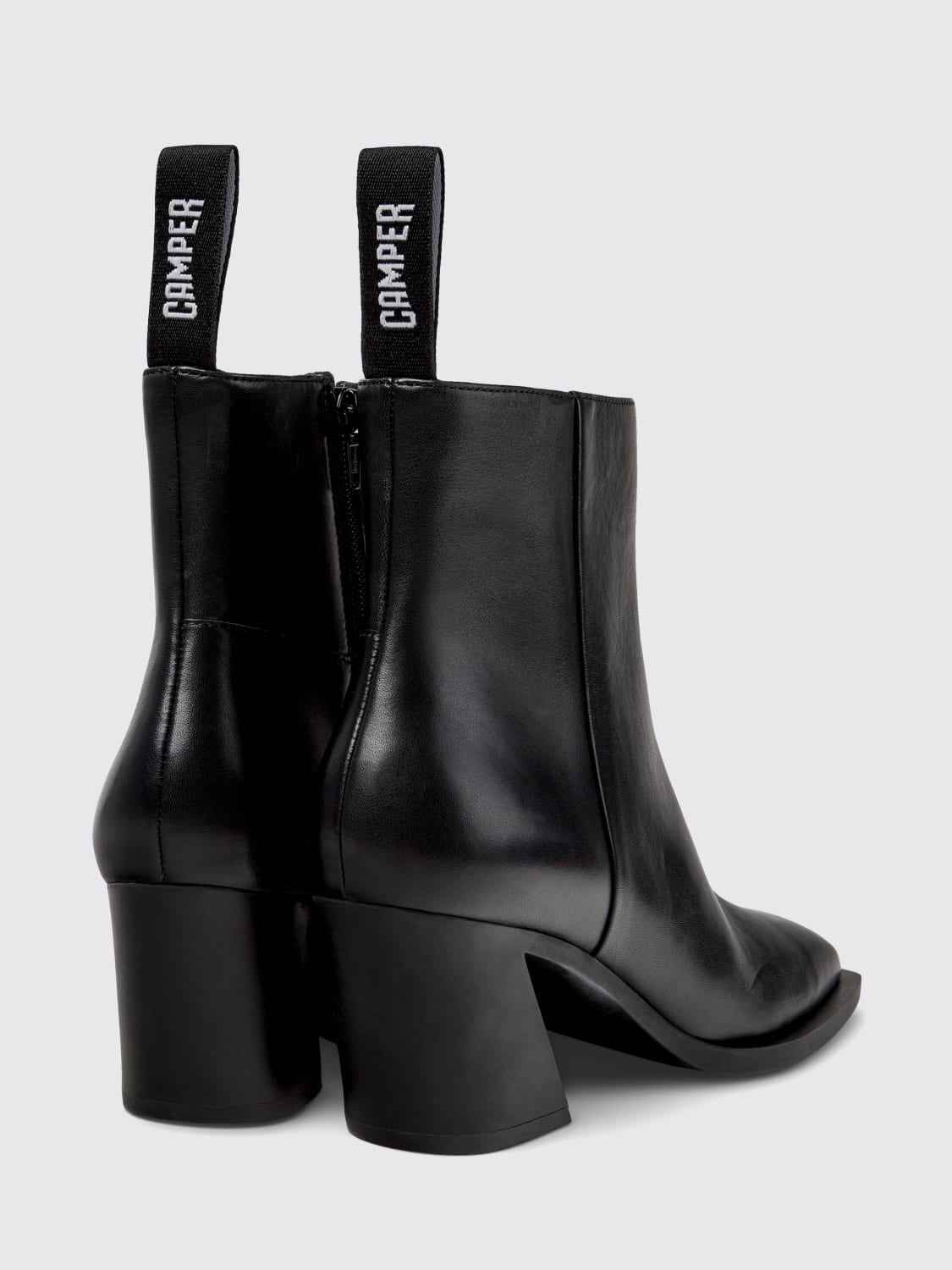 CAMPER BOOTS: Flat ankle boot woman Camper, Black - Img 3