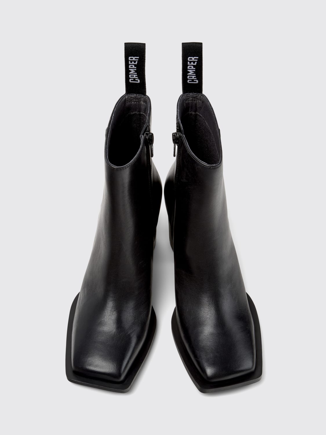 CAMPER BOOTS: Flat ankle boot woman Camper, Black - Img 4