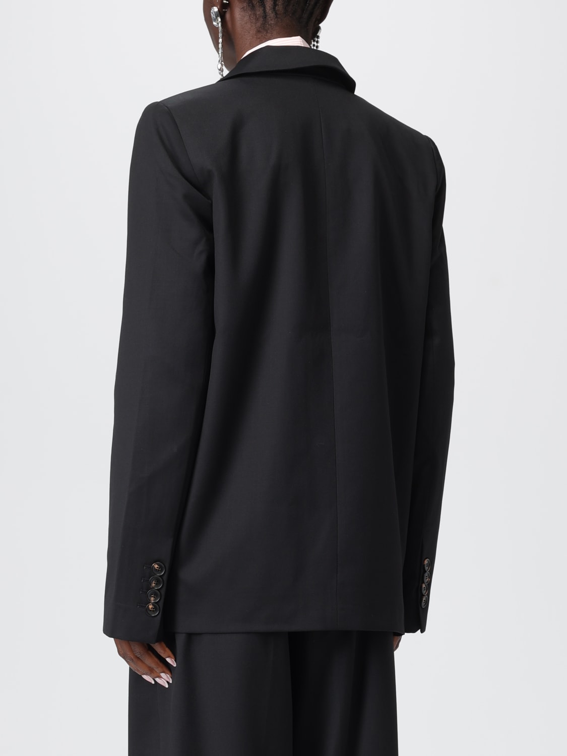 GANNI JACKET: Jacket woman Ganni, Black - Img 3