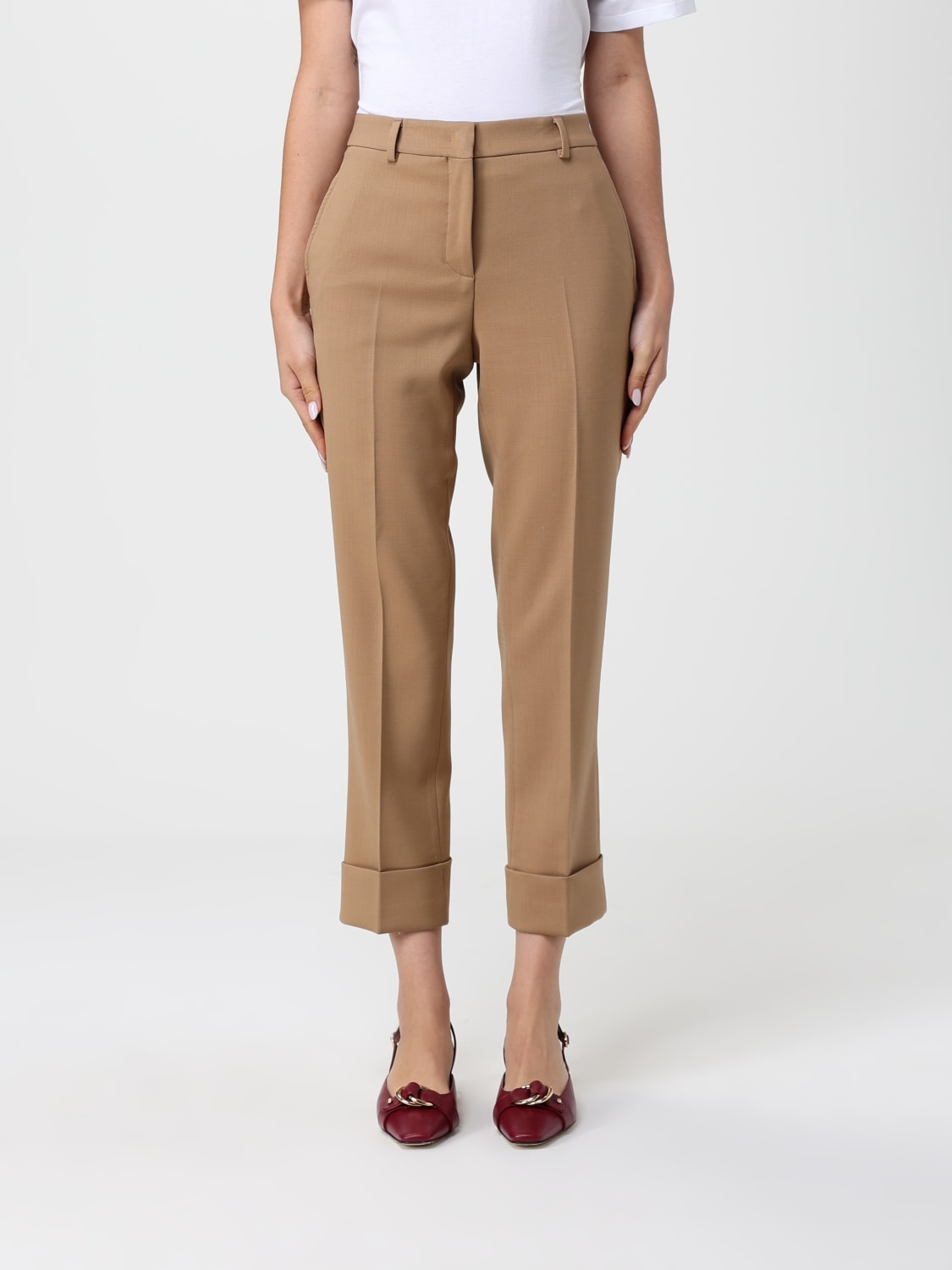 INCOTEX PANTALON: Pantalon femme Incotex, Beige - Img 1