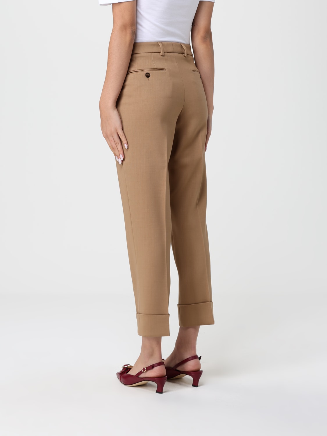 INCOTEX PANTALON: Pantalon femme Incotex, Beige - Img 2