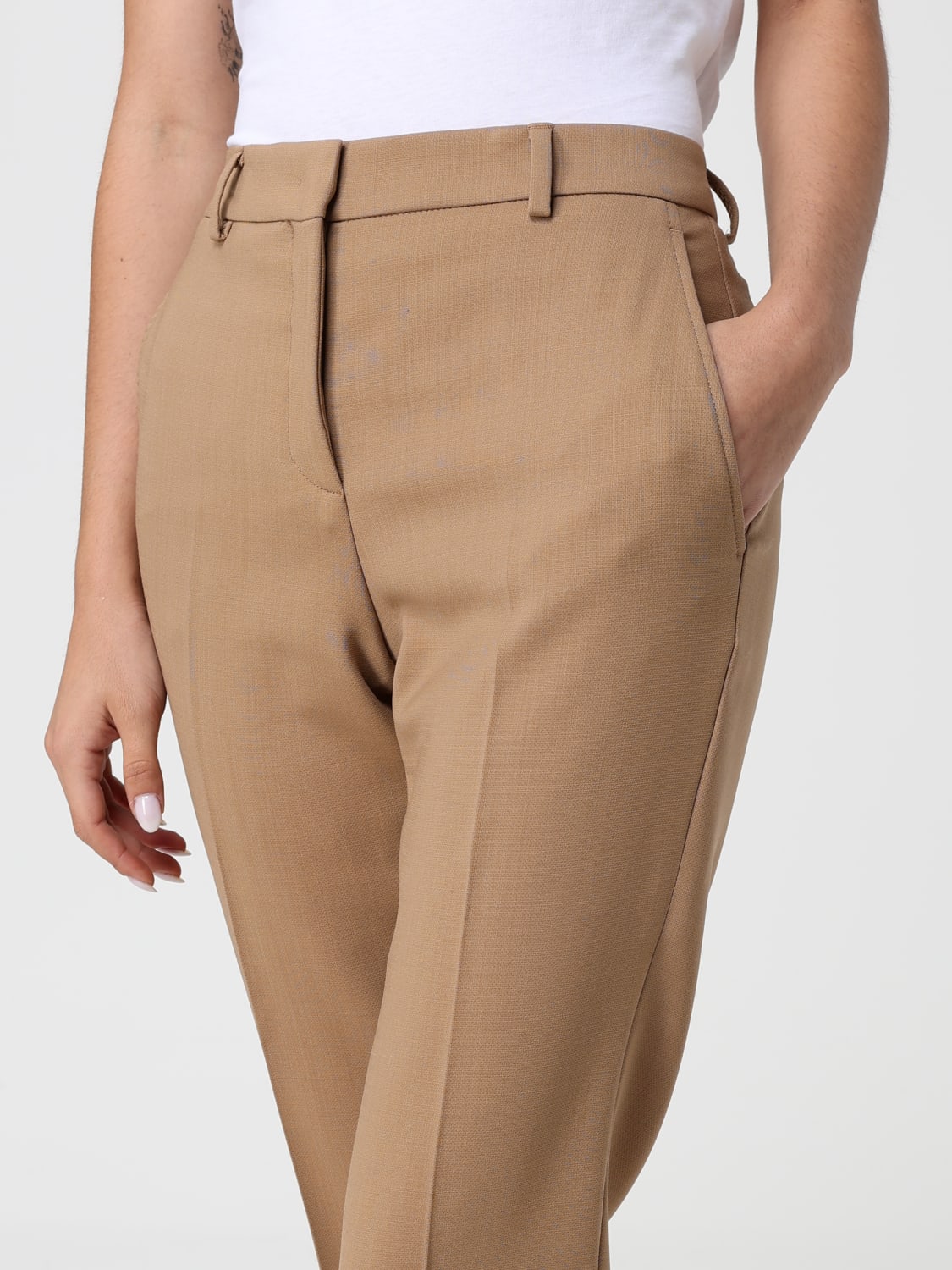 INCOTEX PANTALON: Pantalon femme Incotex, Beige - Img 3
