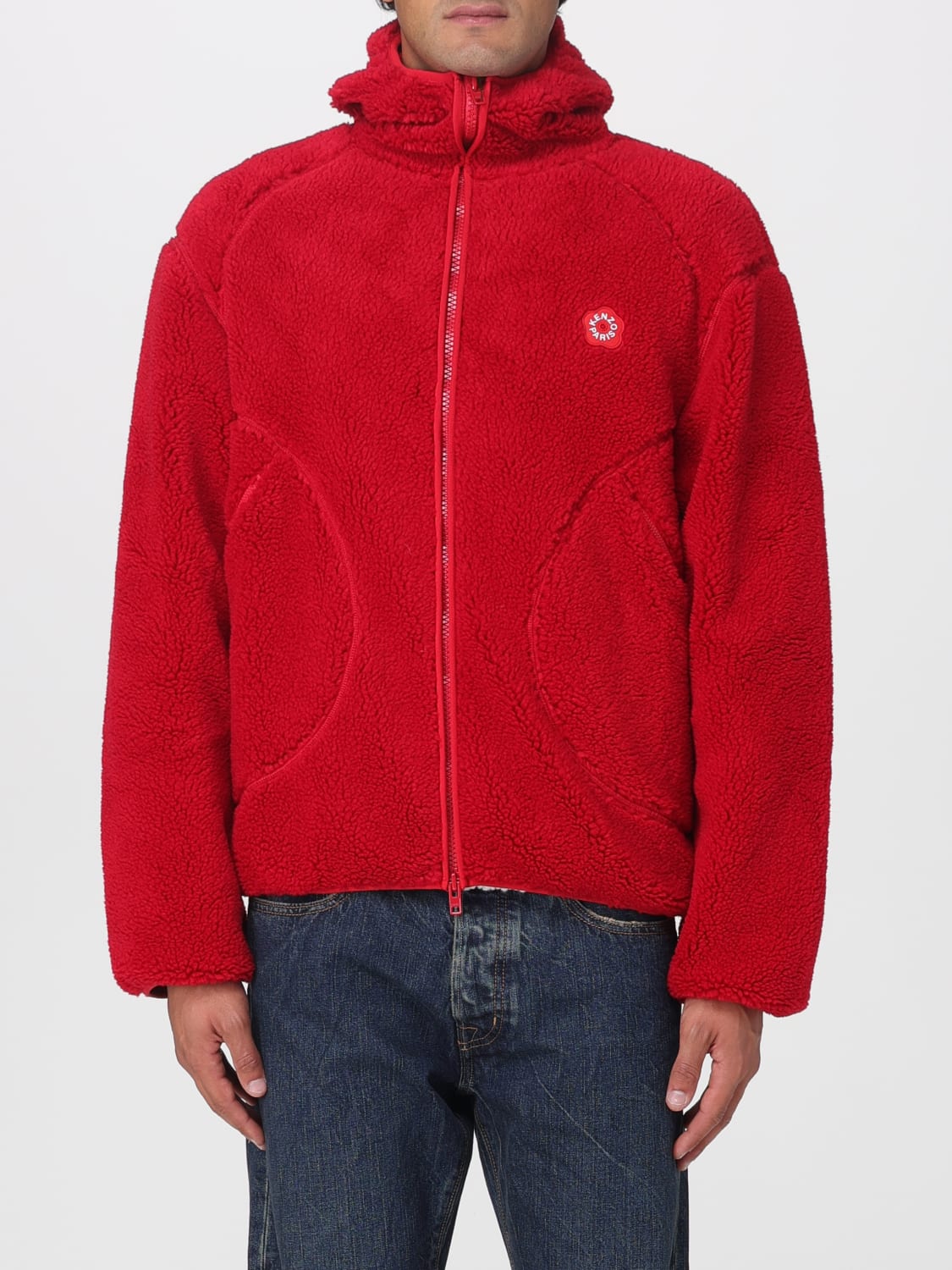 KENZO JACKET: Sweatshirt men Kenzo, Red - Img 1