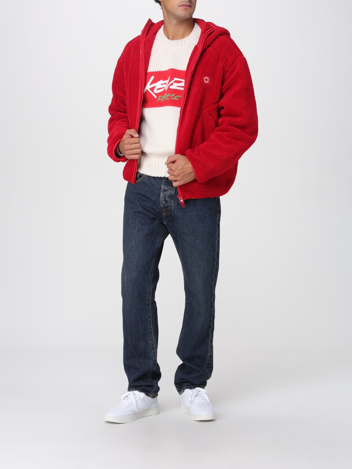 KENZO JACKET: Sweatshirt men Kenzo, Red - Img 2