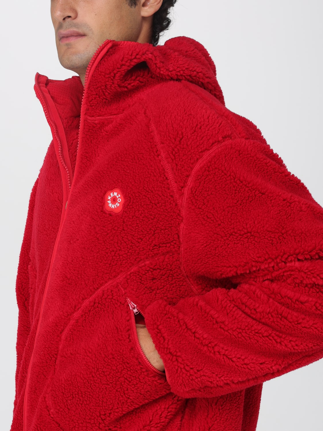 KENZO JACKET: Sweatshirt men Kenzo, Red - Img 5