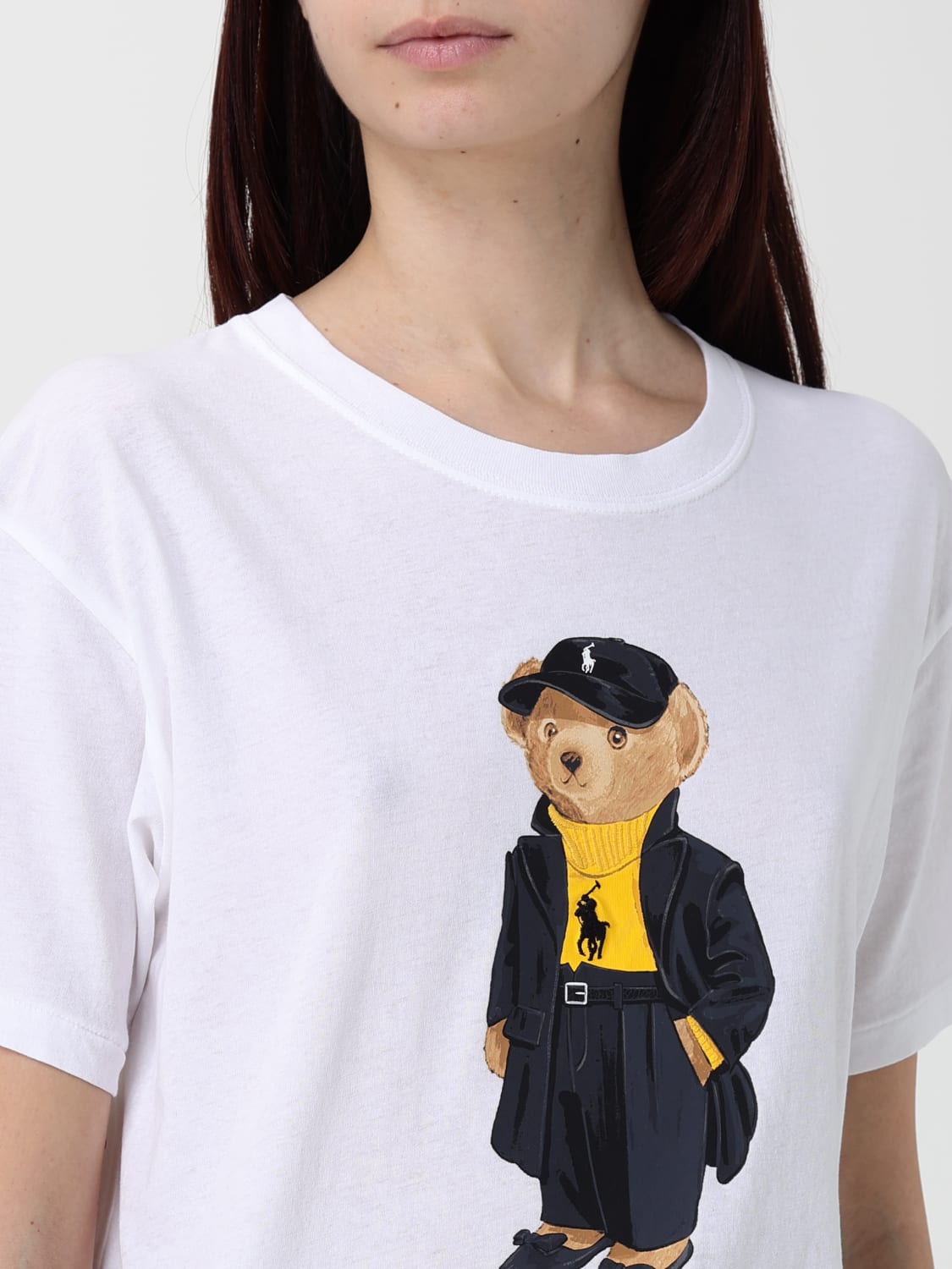 POLO RALPH LAUREN CAMISETA: Camiseta mujer Polo Ralph Lauren, Blanco - Img 3