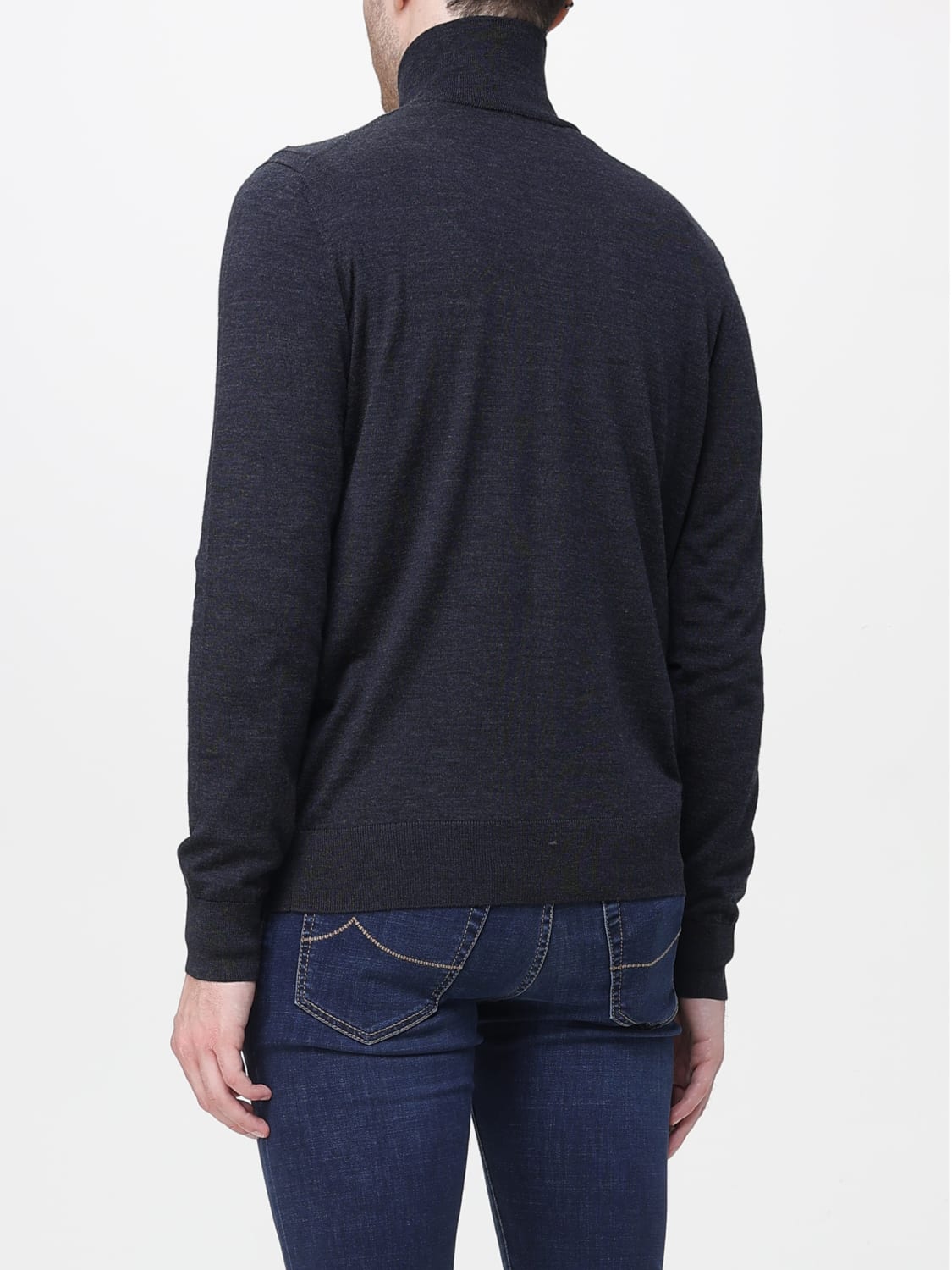 PAOLO PECORA JUMPER: Jumper men Paolo Pecora, Grey - Img 2