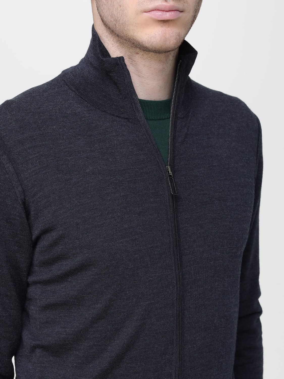 PAOLO PECORA JUMPER: Jumper men Paolo Pecora, Grey - Img 4