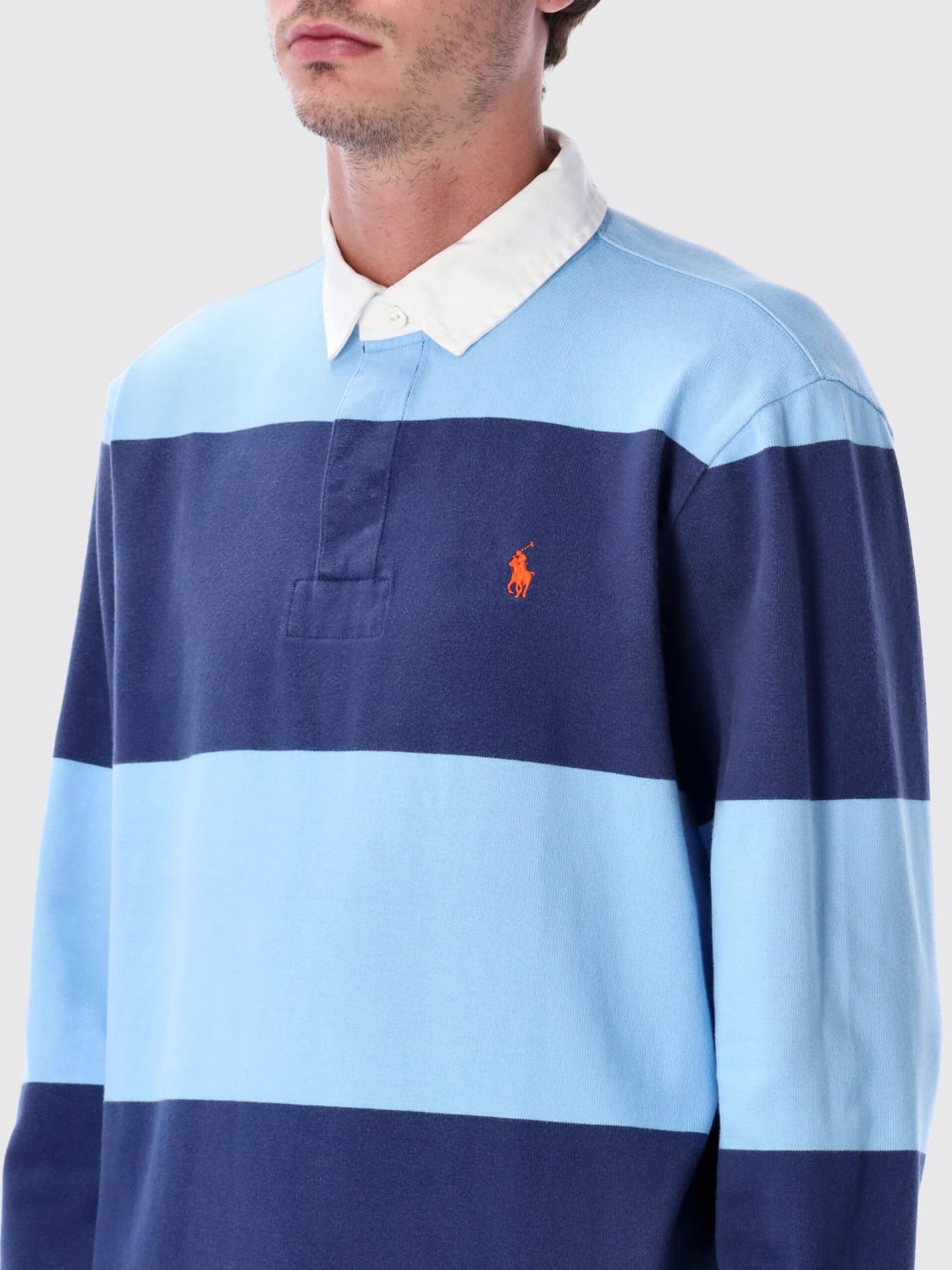 POLO RALPH LAUREN POLO: Polo Polo Ralph Lauren in cotone a righe , Blue - Img 3