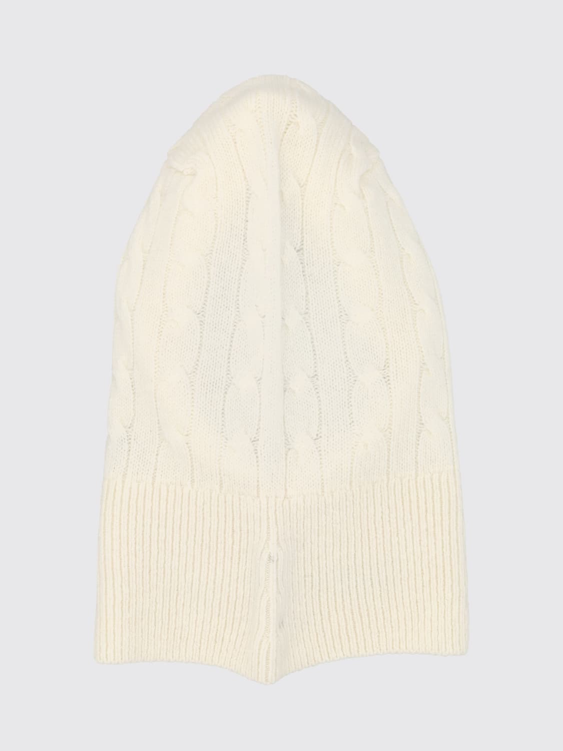 POLO RALPH LAUREN BUFANDA: Sombrero mujer Polo Ralph Lauren, Blanco - Img 2