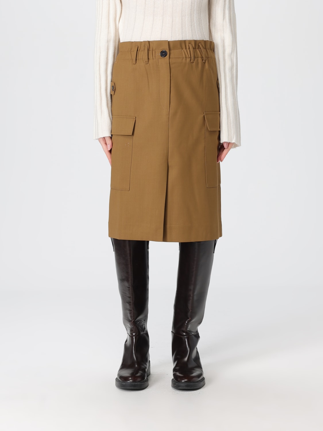 IRO JUPE: Jupe femme Iro, Chameau - Img 1