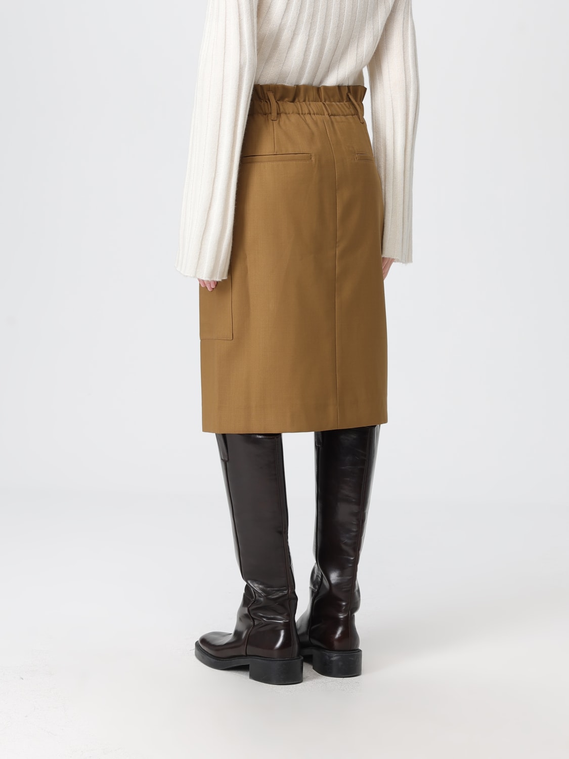 IRO JUPE: Jupe femme Iro, Chameau - Img 2