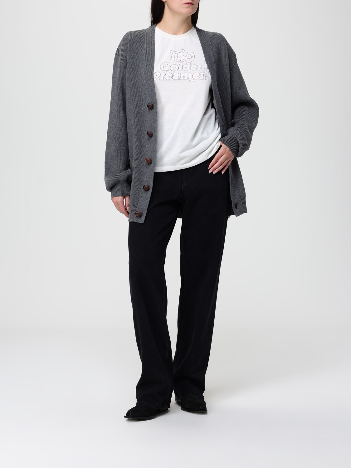 GOLDEN GOOSE T-SHIRT: T-shirt damen Golden Goose, Weiß - Img 2