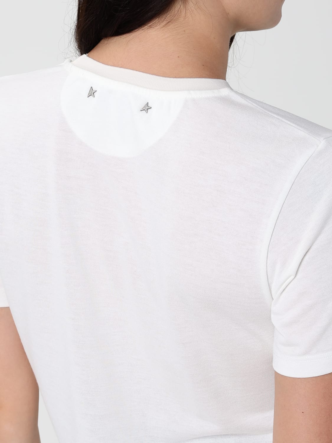 GOLDEN GOOSE T-SHIRT: T-shirt damen Golden Goose, Weiß - Img 5