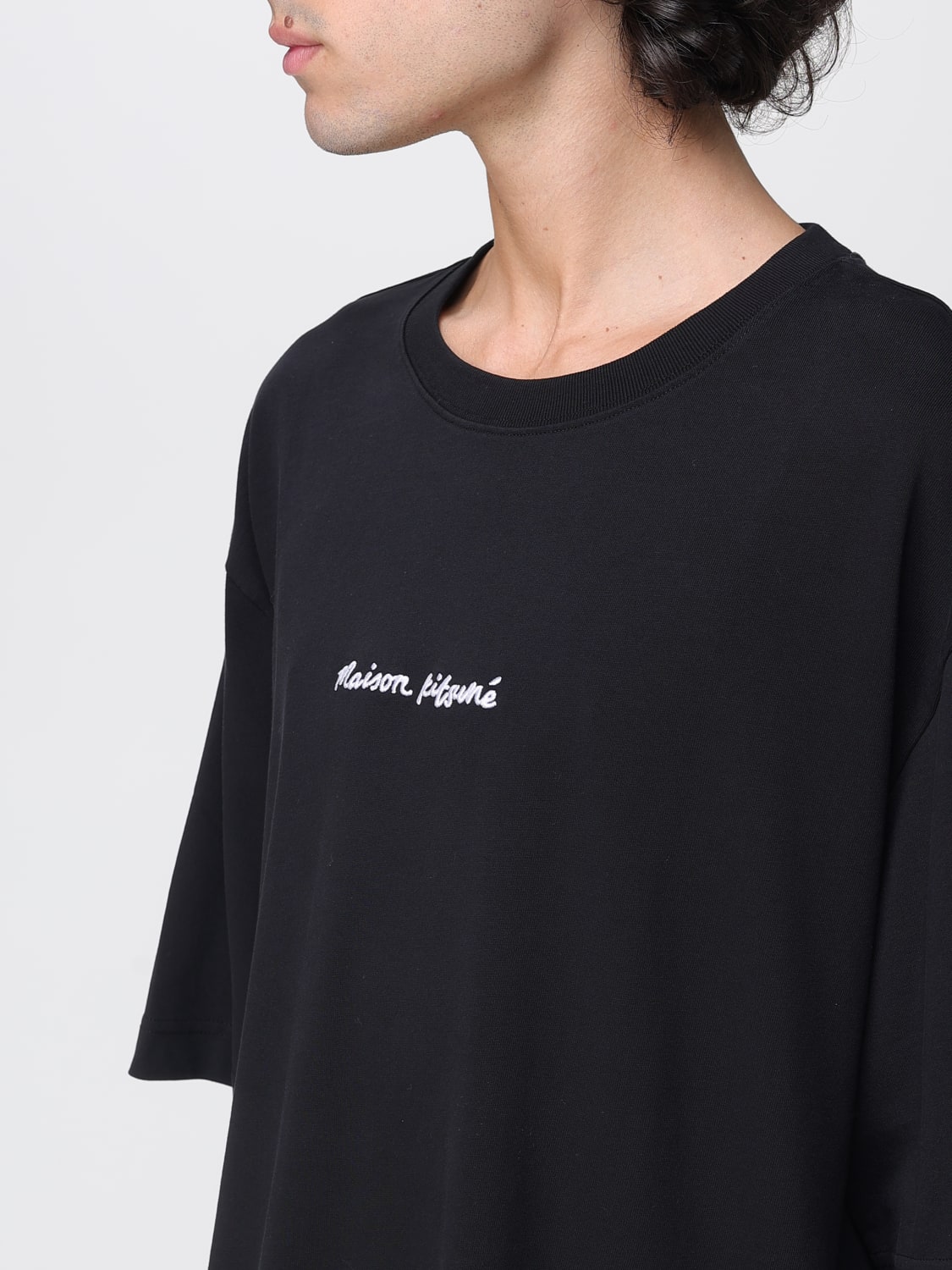 MAISON KITSUNÉ CAMISETA: Camiseta hombre Maison KitsunÉ, Negro - Img 3