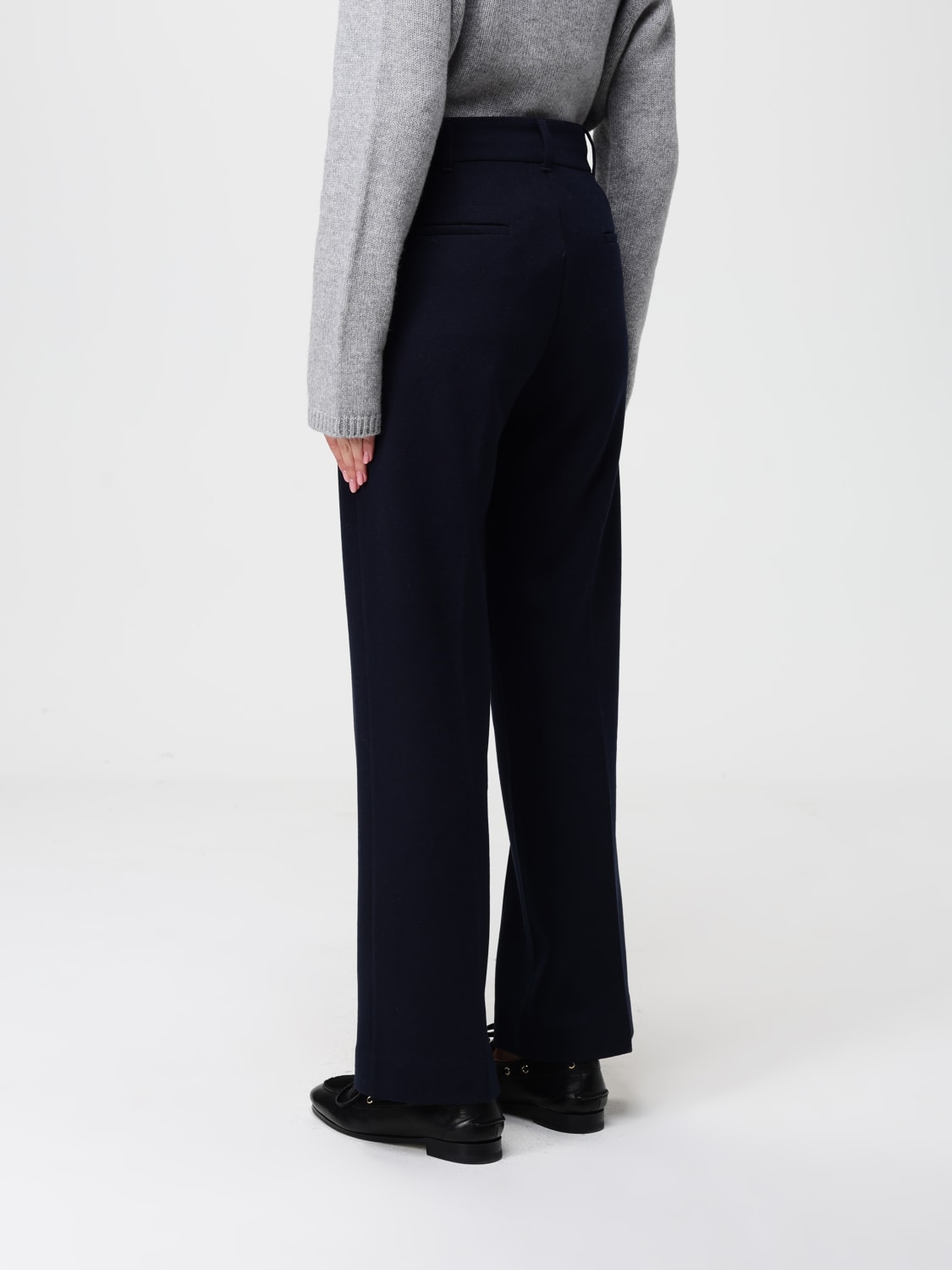 'S MAX MARA PANTALONI: Pantalone Reus 'S Max Mara in misto lana e cotone , Blue - Img 3