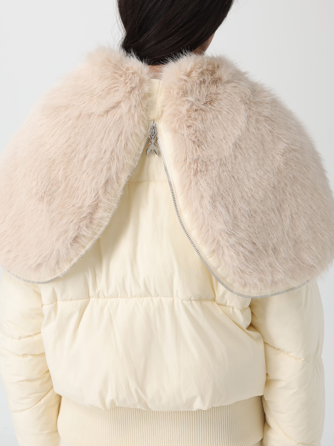 PATRIZIA PEPE JACKET: Patrizia Pepe bomber jacket with hood, White - Img 4