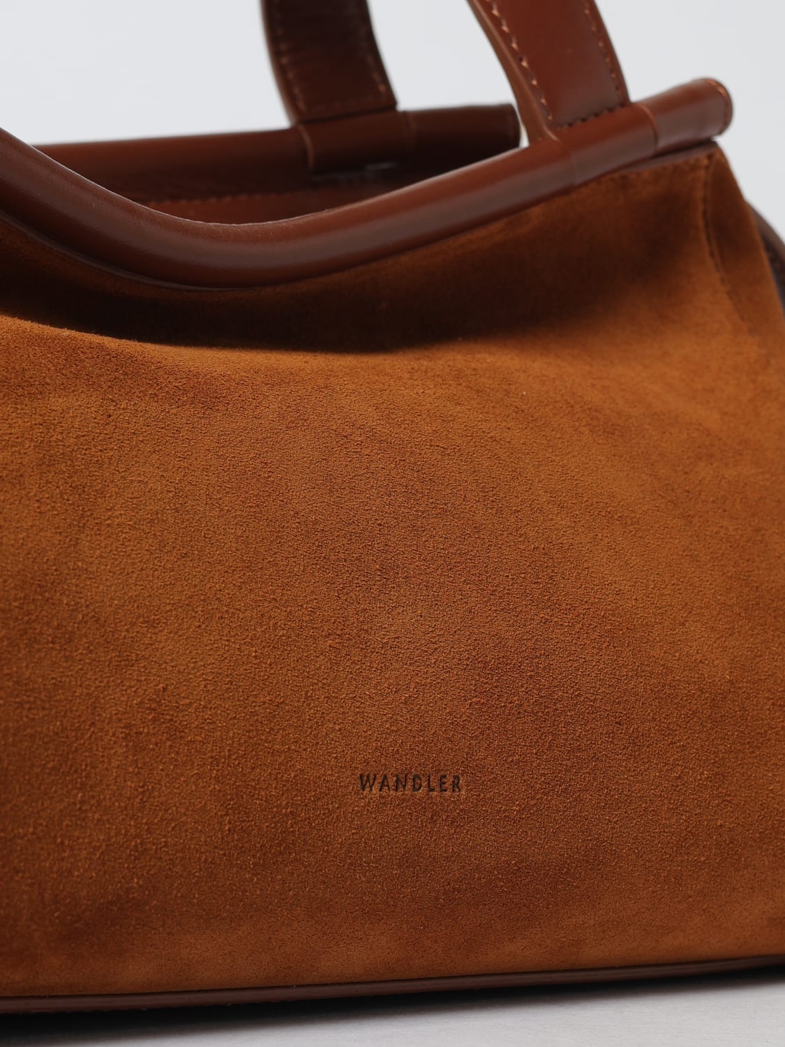 WANDLER SAC À MAIN: Sac porté épaule femme Wandler, Marron - Img 3
