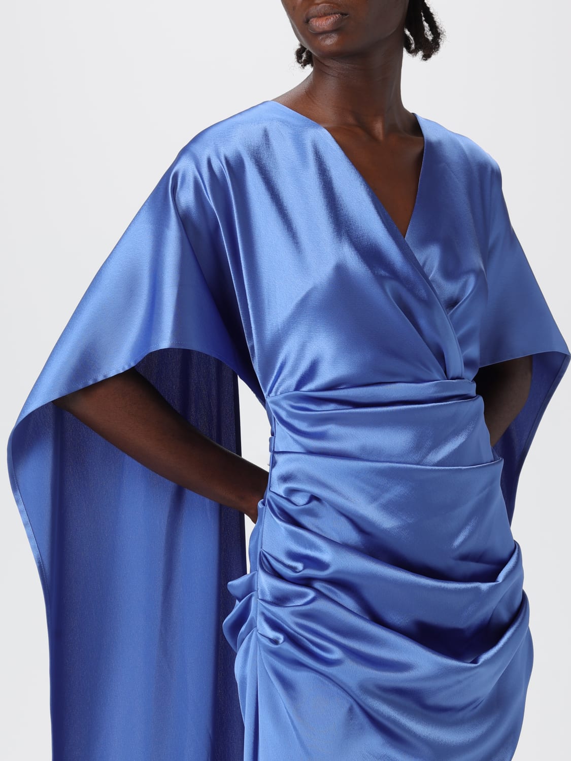 TALBOT RUNHOF DRESS: Dress woman Talbot Runhof, Blue - Img 4