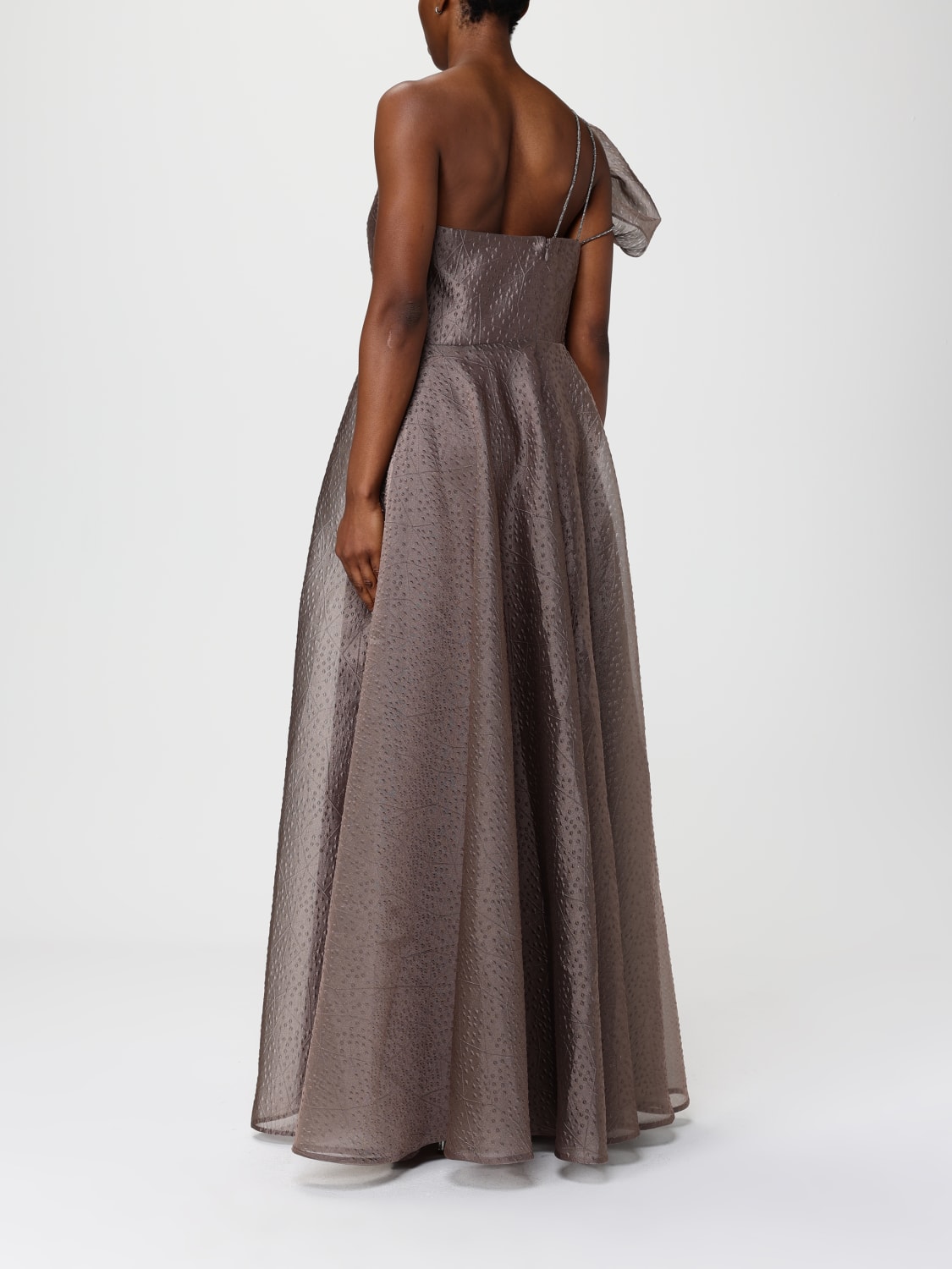 TALBOT RUNHOF ROBE: Robe femme Talbot Runhof, Gris - Img 2