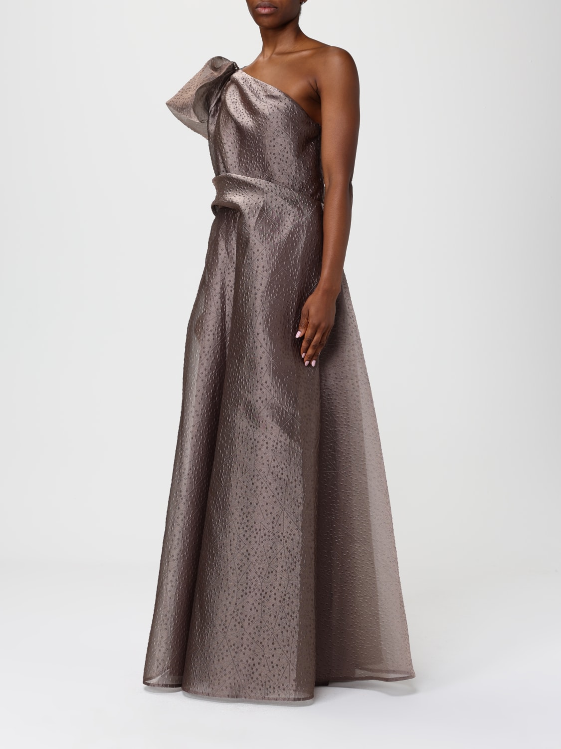 TALBOT RUNHOF ROBE: Robe femme Talbot Runhof, Gris - Img 3