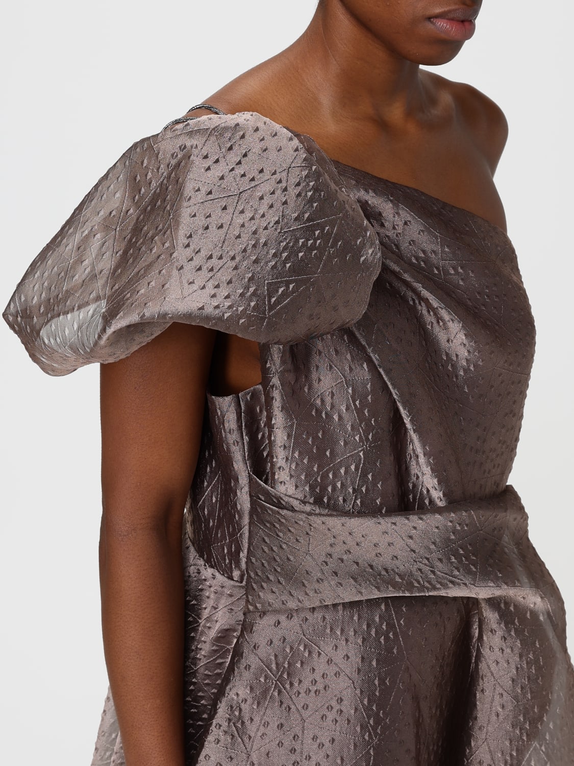 TALBOT RUNHOF ROBE: Robe femme Talbot Runhof, Gris - Img 4