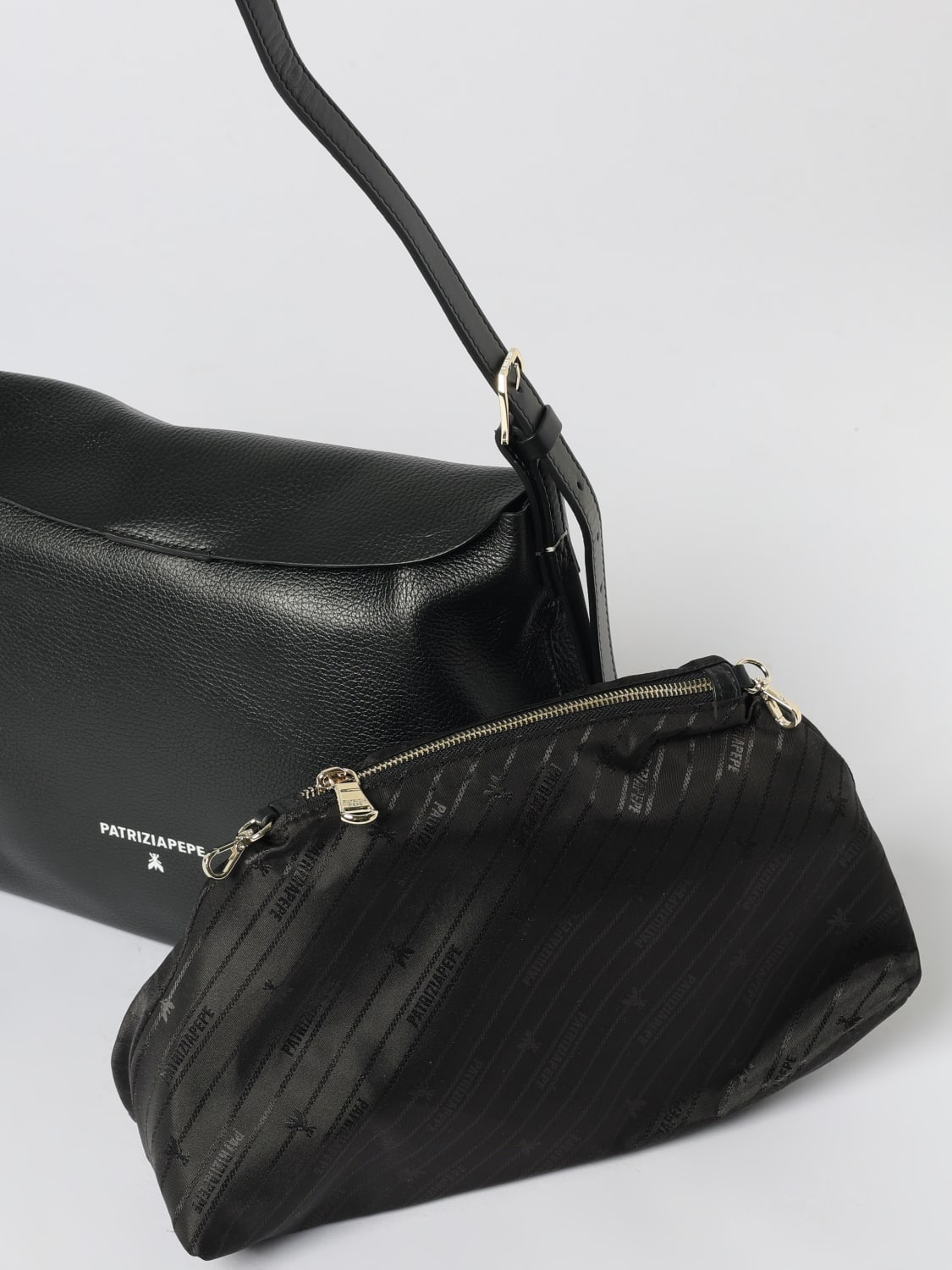 PATRIZIA PEPE SHOULDER BAG: Shoulder bag woman Patrizia Pepe, Black - Img 3