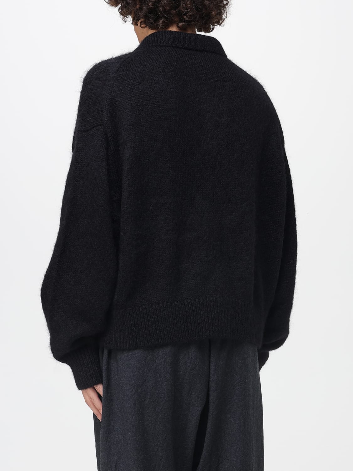 STUDIO NICHOLSON POLO SHIRT: T-shirt men Studio Nicholson, Black - Img 3