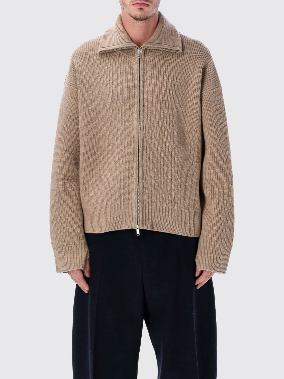 STUDIO NICHOLSON SWEATER: Cardigan men Studio Nicholson, Beige - Img 1
