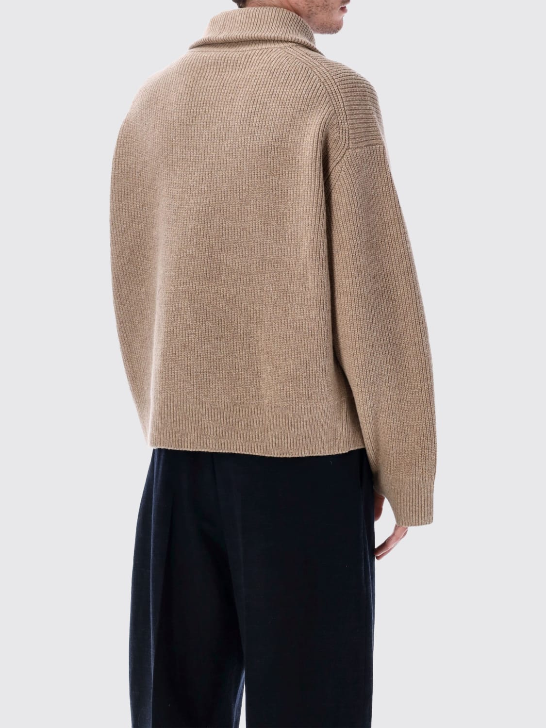 STUDIO NICHOLSON SWEATER: Cardigan men Studio Nicholson, Beige - Img 2