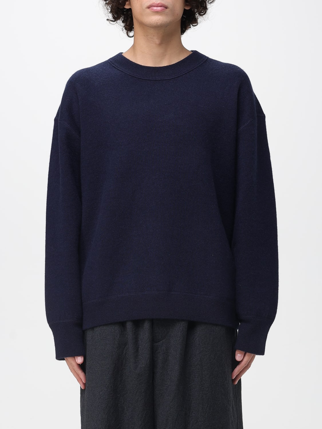 STUDIO NICHOLSON SWEATER: Sweater men Studio Nicholson, Blue - Img 1