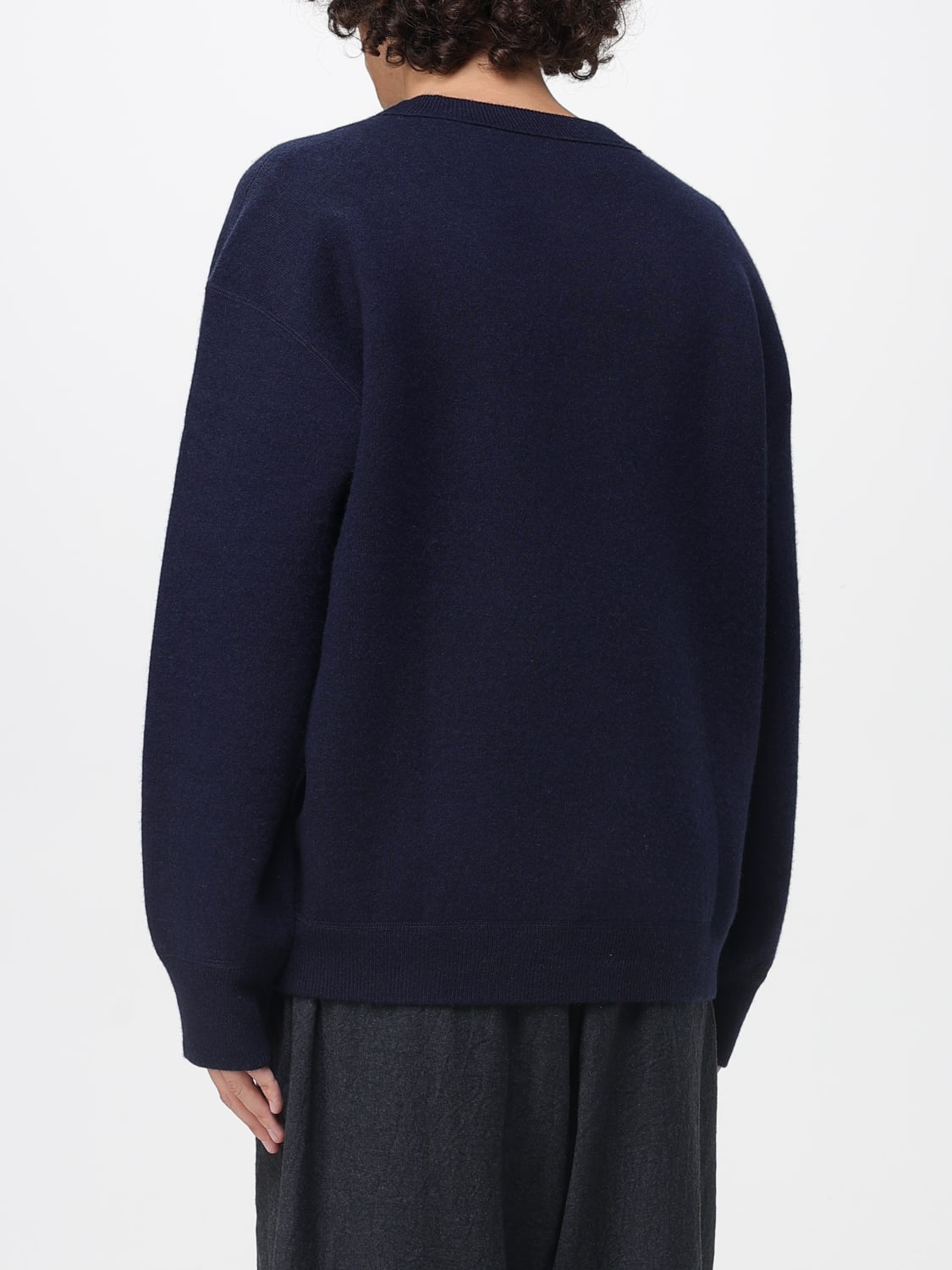 STUDIO NICHOLSON SWEATER: Sweater men Studio Nicholson, Blue - Img 3