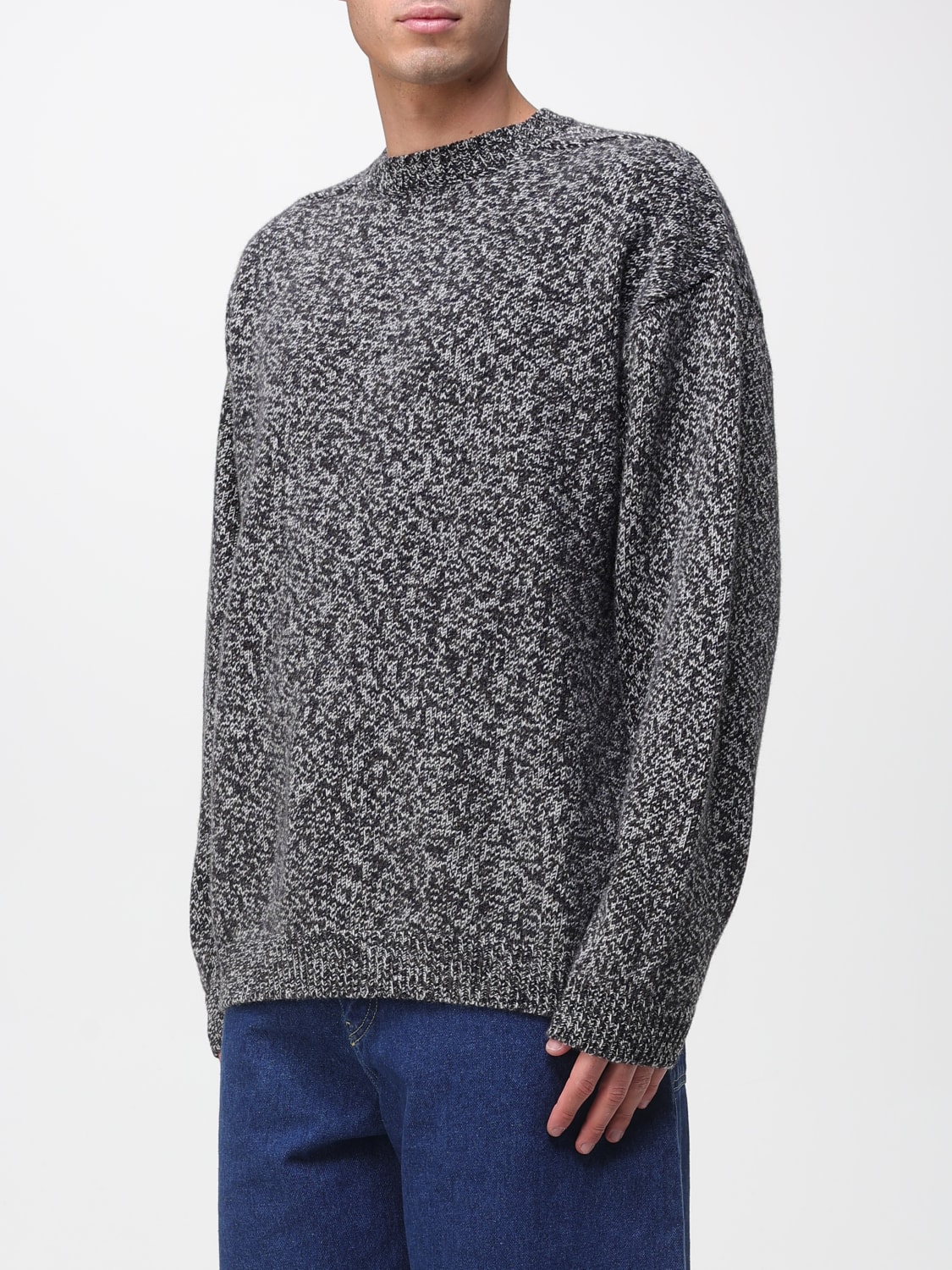 STUDIO NICHOLSON SWEATER: Sweater men Studio Nicholson, Grey - Img 4