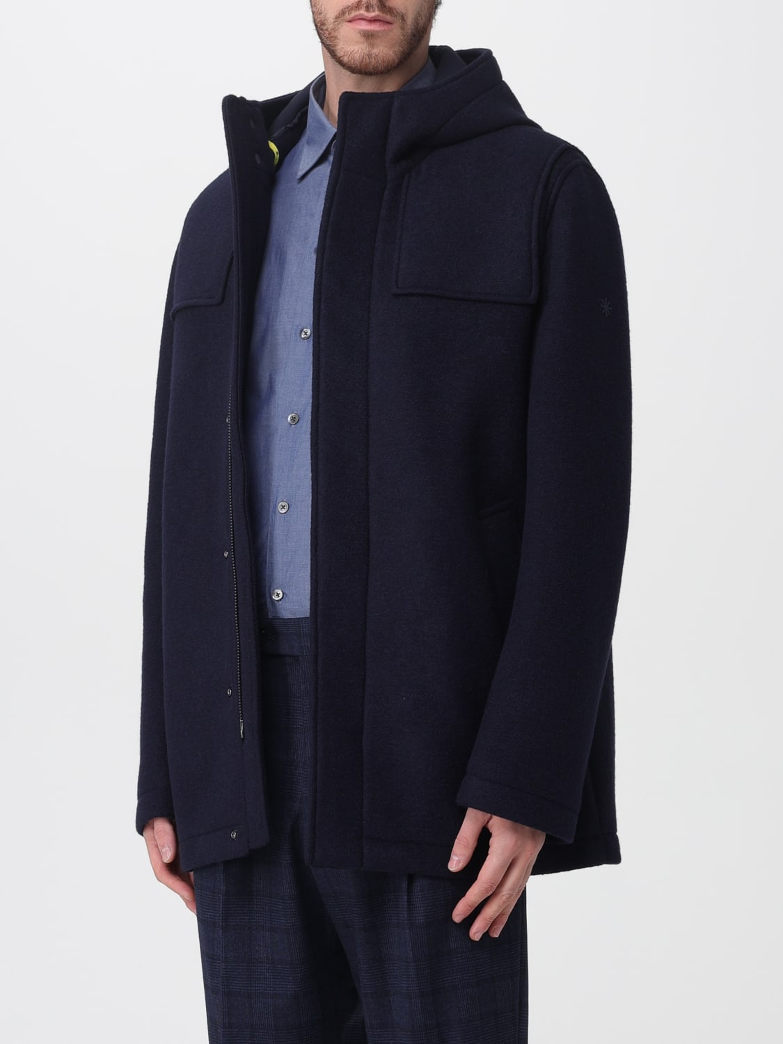 MANUEL RITZ JACKET: Jacket men Manuel Ritz, Blue - Img 4