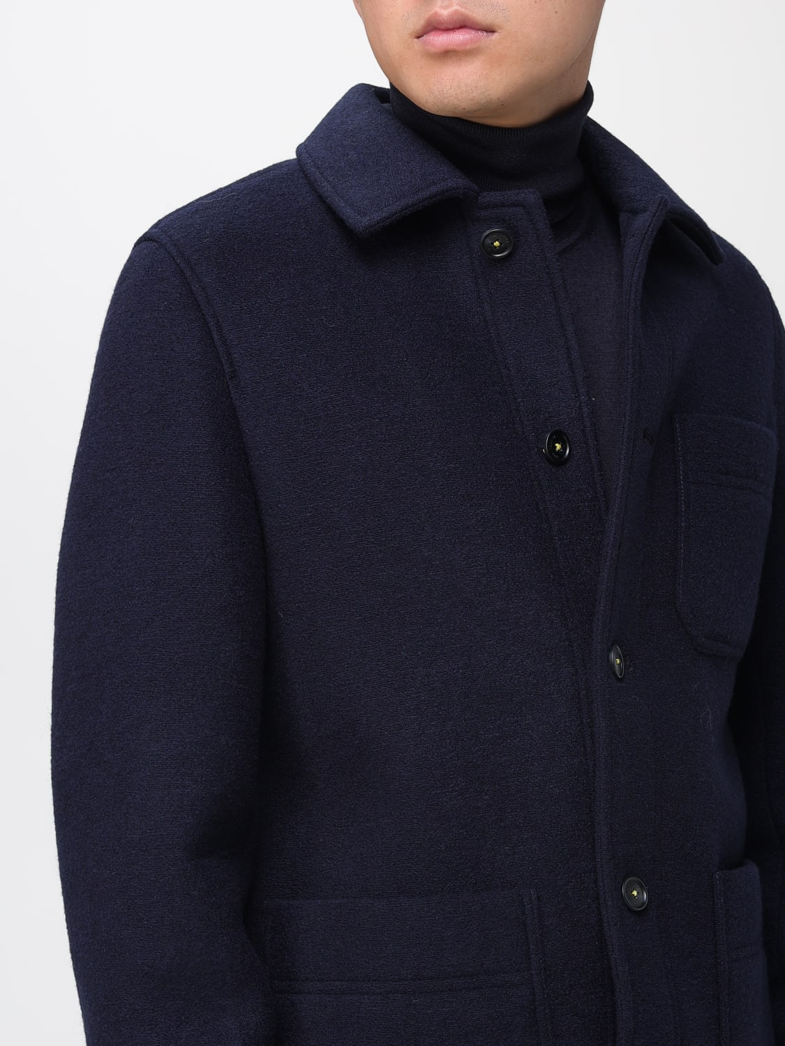 MANUEL RITZ JACKE: Mantel herren Manuel Ritz, Blau - Img 4