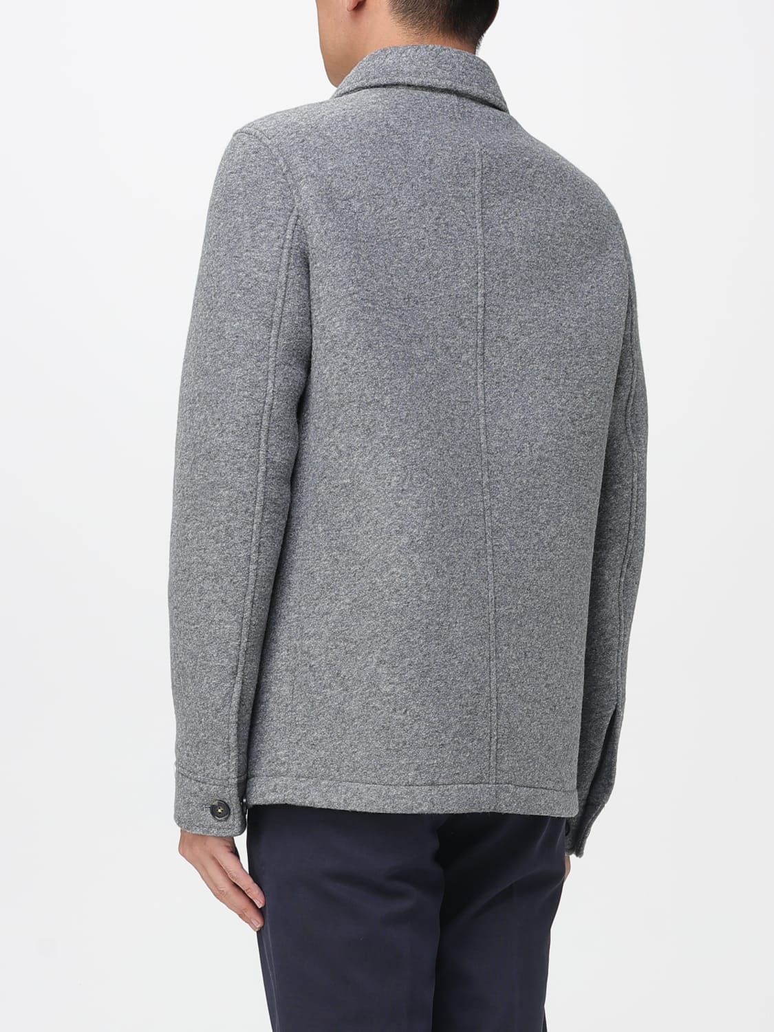 MANUEL RITZ JACKET: Coat men Manuel Ritz, Grey - Img 2