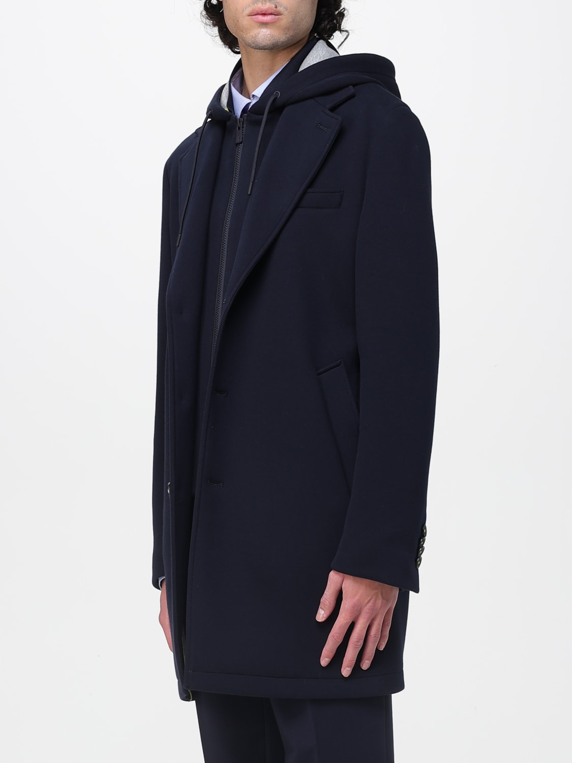 MANUEL RITZ MANTEL: Mantel herren Manuel Ritz, Blau - Img 3