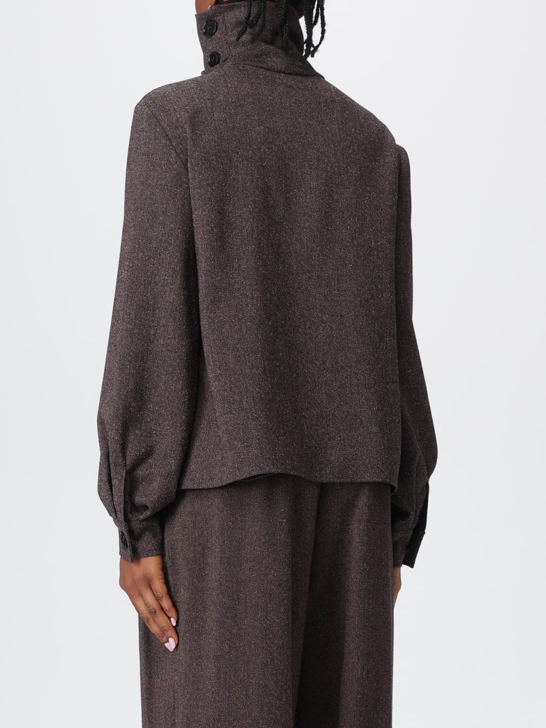 PATRIZIA PEPE TOP: Chemise femme Patrizia Pepe, Beige - Img 3