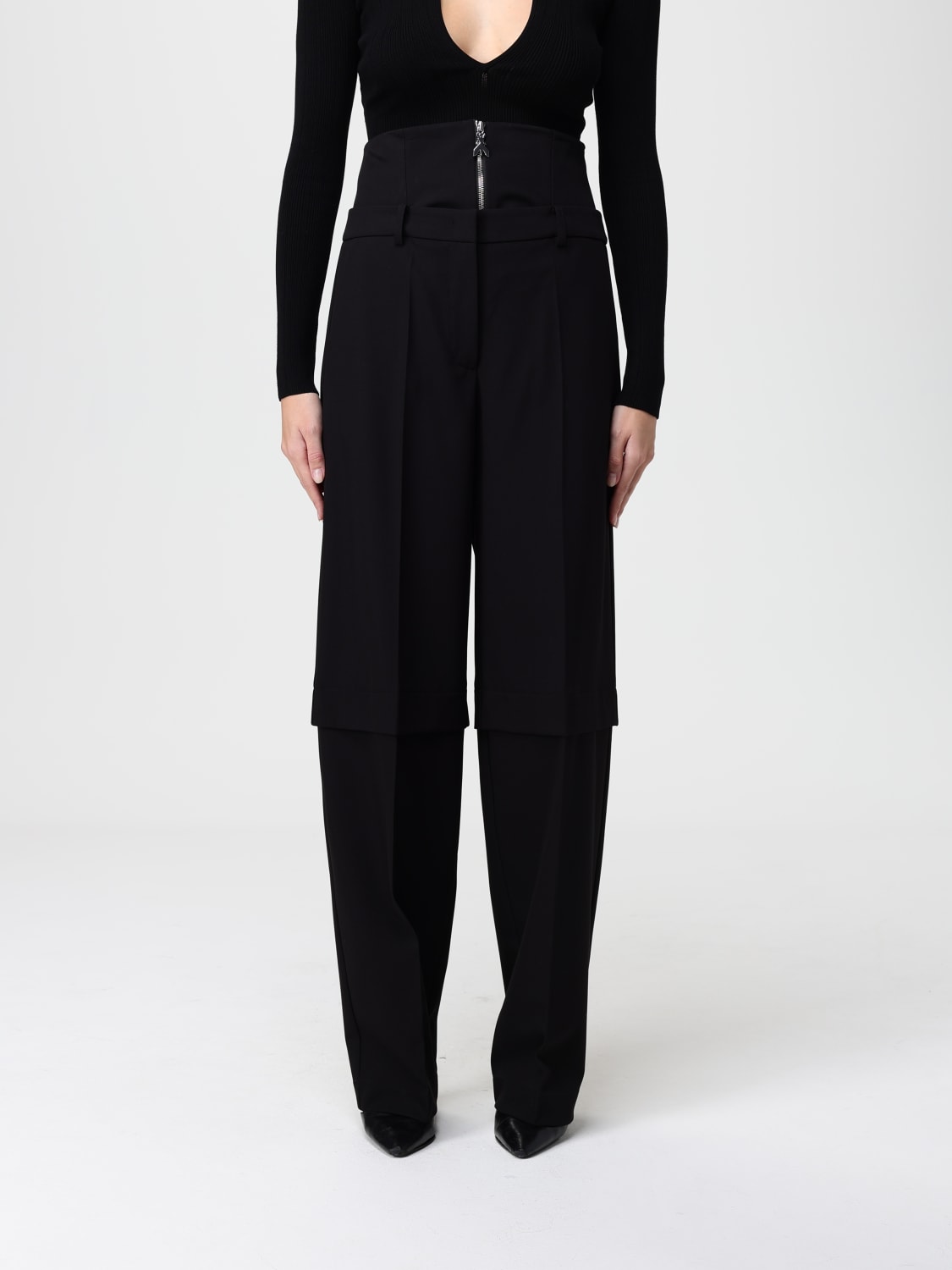 PATRIZIA PEPE PANTS: Pants woman Patrizia Pepe, Black - Img 1