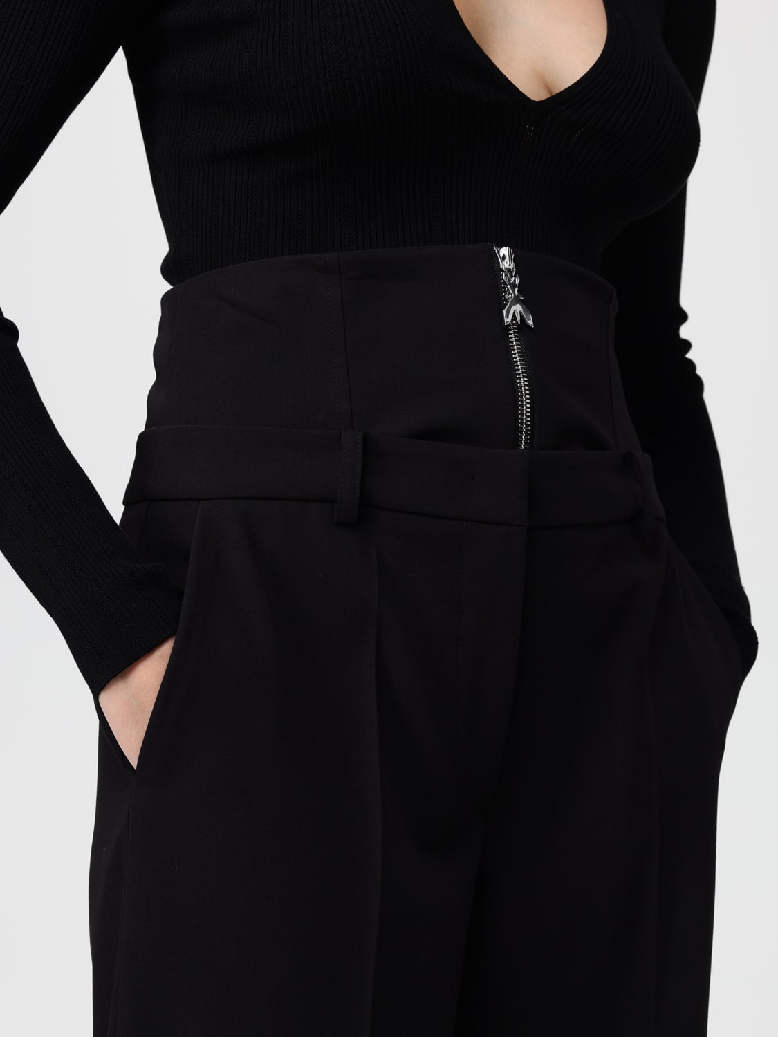 PATRIZIA PEPE PANTS: Pants woman Patrizia Pepe, Black - Img 3