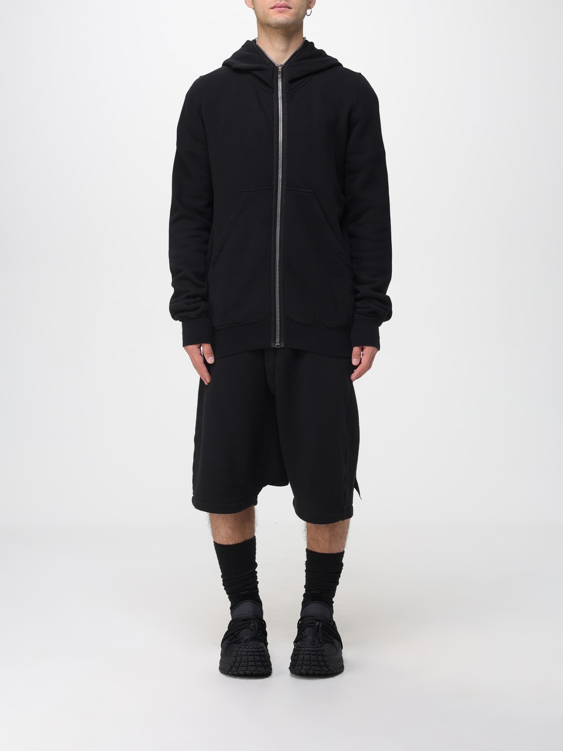 RICK OWENS DRKSHDW SWEATSHIRT: Pullover herren Rick Owens Drkshdw, Schwarz - Img 1