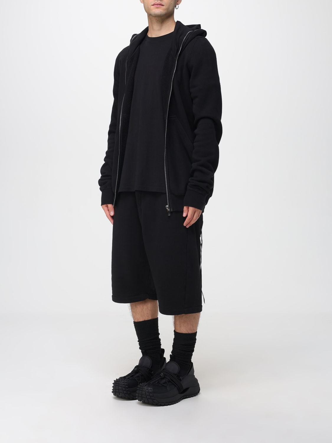 RICK OWENS DRKSHDW SWEATSHIRT: Pullover herren Rick Owens Drkshdw, Schwarz - Img 4